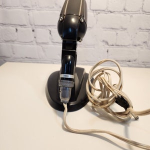 Vintage 1950s Philips EL 6021/60 Microphone with Base image 3