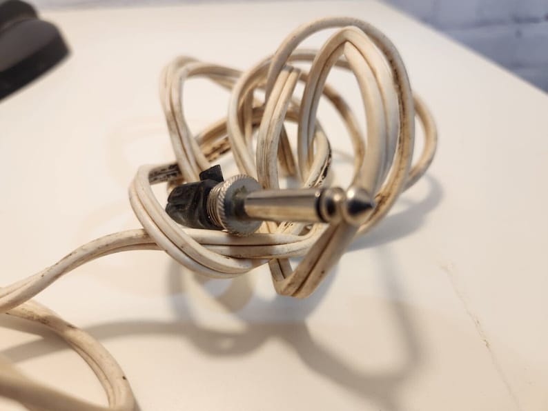 Vintage 1950s Philips EL 6021/60 Microphone with Base image 4
