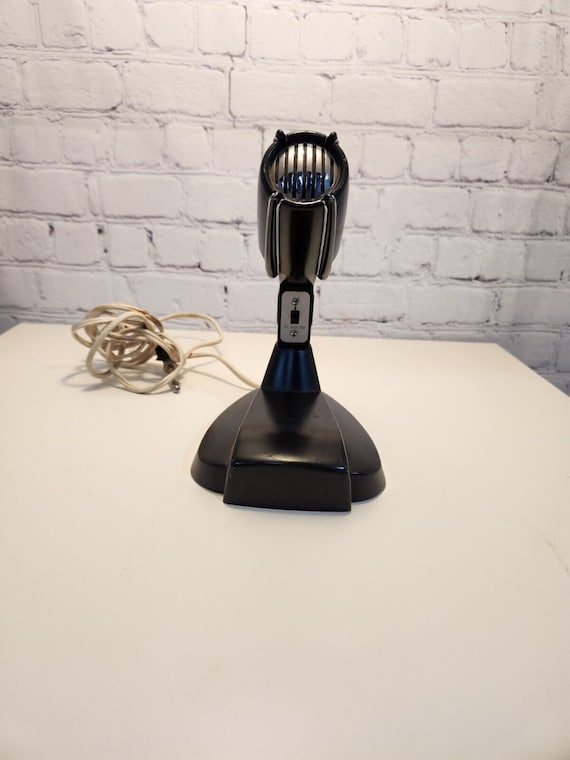 Vintage 1950s Philips EL 6021/60 Microphone with Base