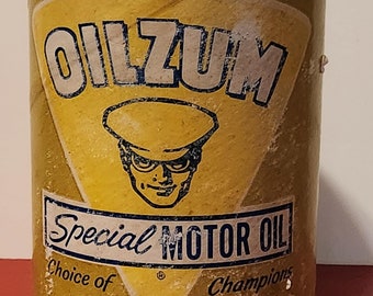 Full Vintage Oilzum Motor Oil Can, Collectible 1 Quart - Etsy