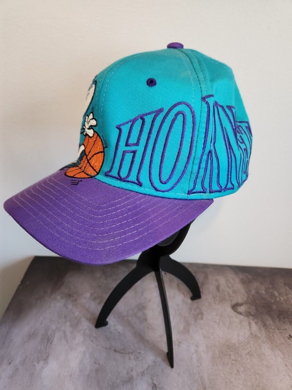 Vintage 1990's Starter Charlotte Hornets Nba Snapback Hat - Super