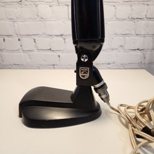 Vintage 1950s Philips EL 6021/60 Microphone with Base image 7