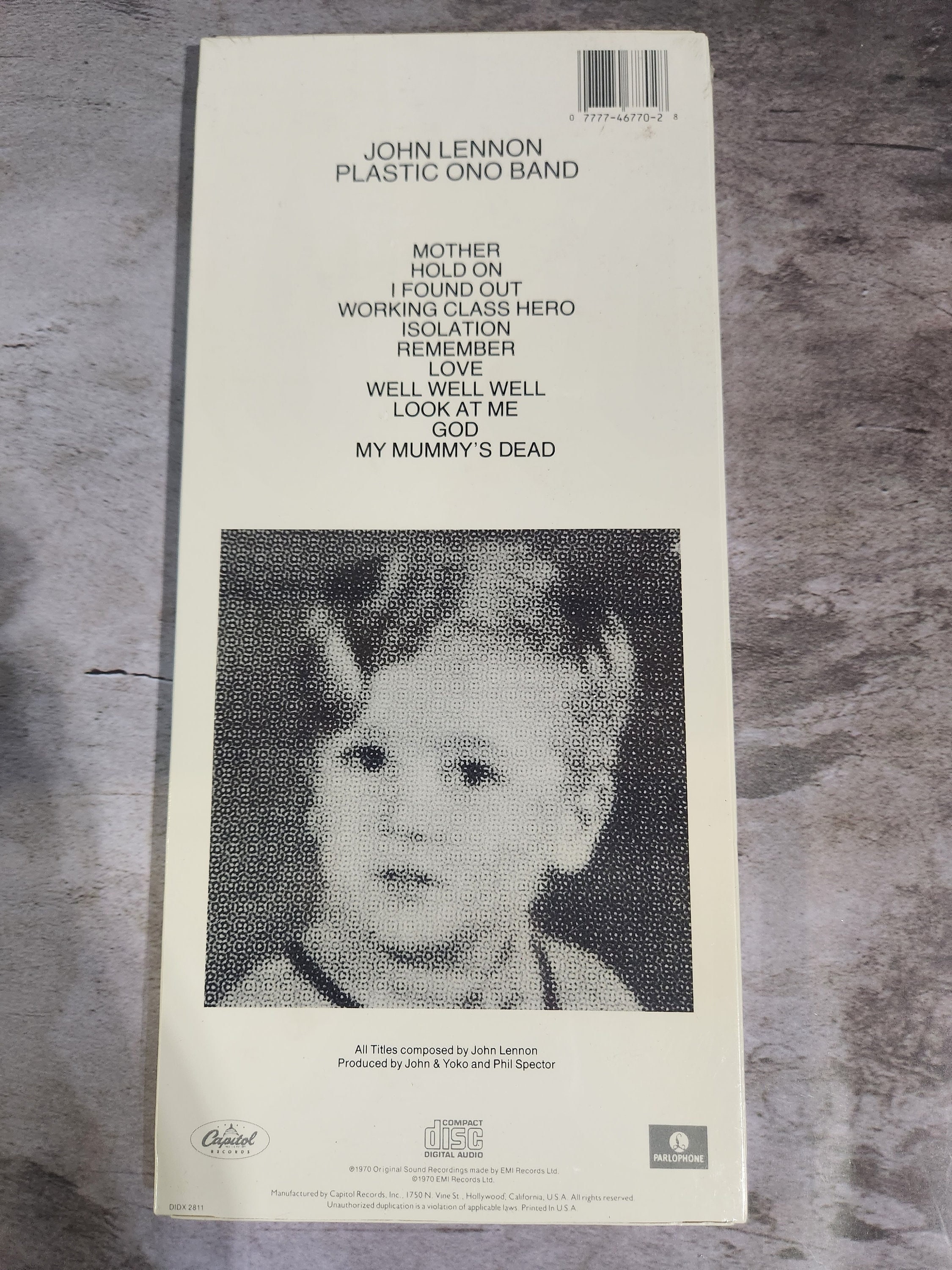 John Lennon Plastic Ono Band CD, Sealed Longbox Edition - Etsy