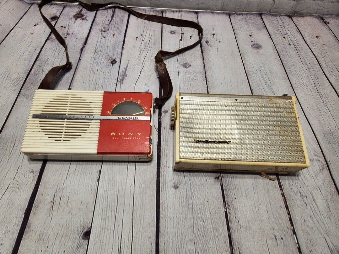 Vintage Sony Am Fm Portable Radio Tr 881 1959 and a Tr 608 - Etsy