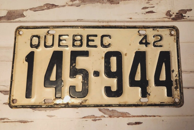 Plaque D'immatriculation Décorative Canada Brunswick - 15x30 Cm - Étain Recyclé - Décoration Murale Vintage