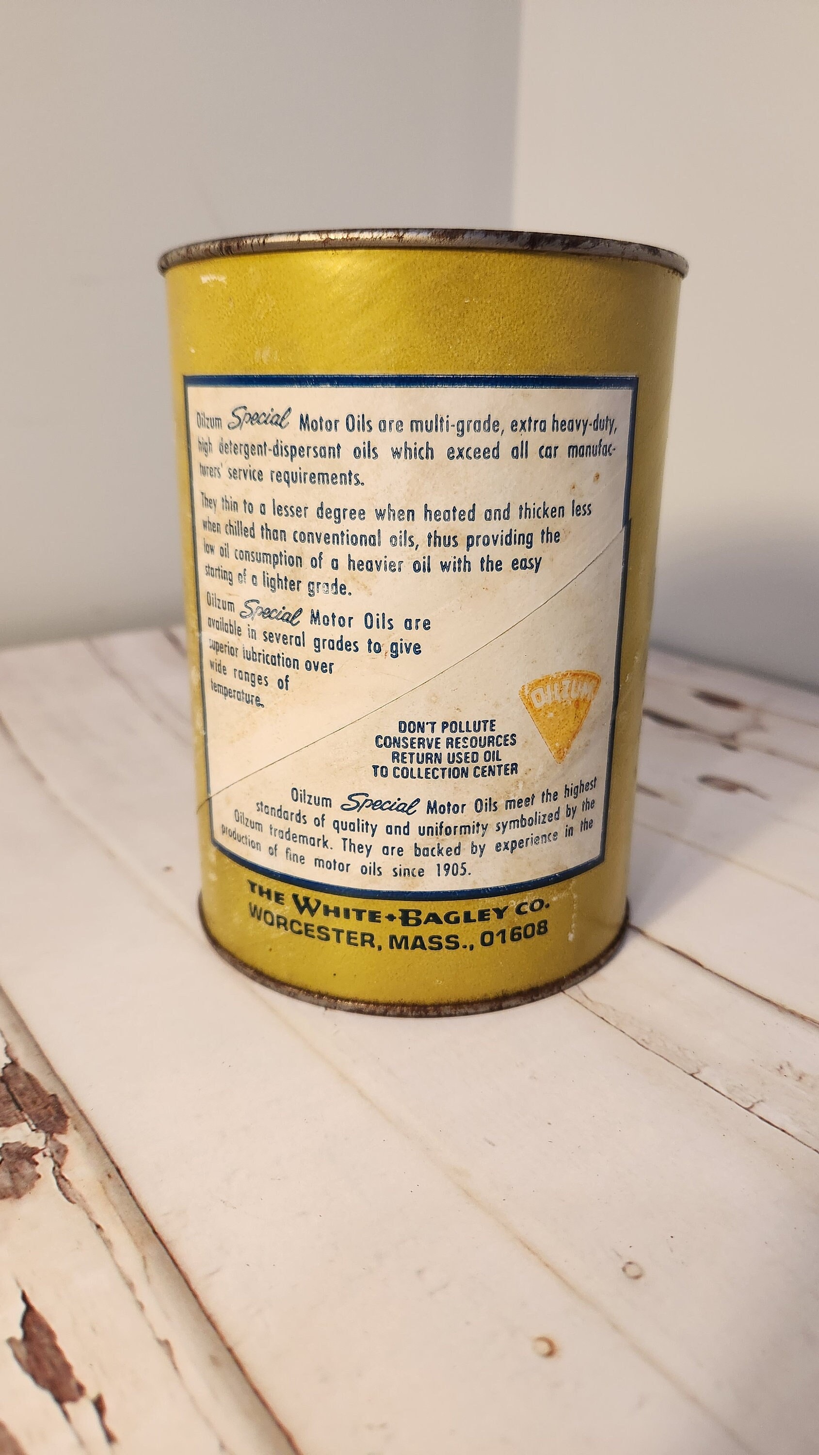 Full Vintage Oilzum Motor Oil Can, Collectible 1 Quart - Etsy