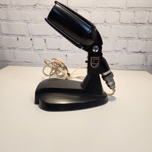 Vintage 1950s Philips EL 6021/60 Microphone with Base image 2
