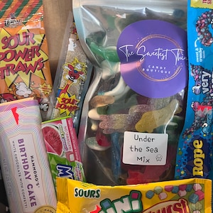 Boîte de bonbons d'anniversaire