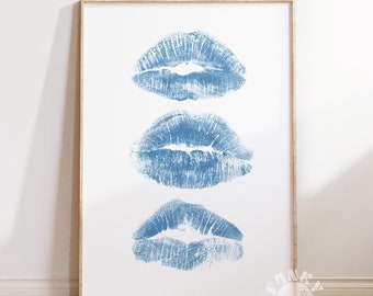 lip print wallpaper aesthetic