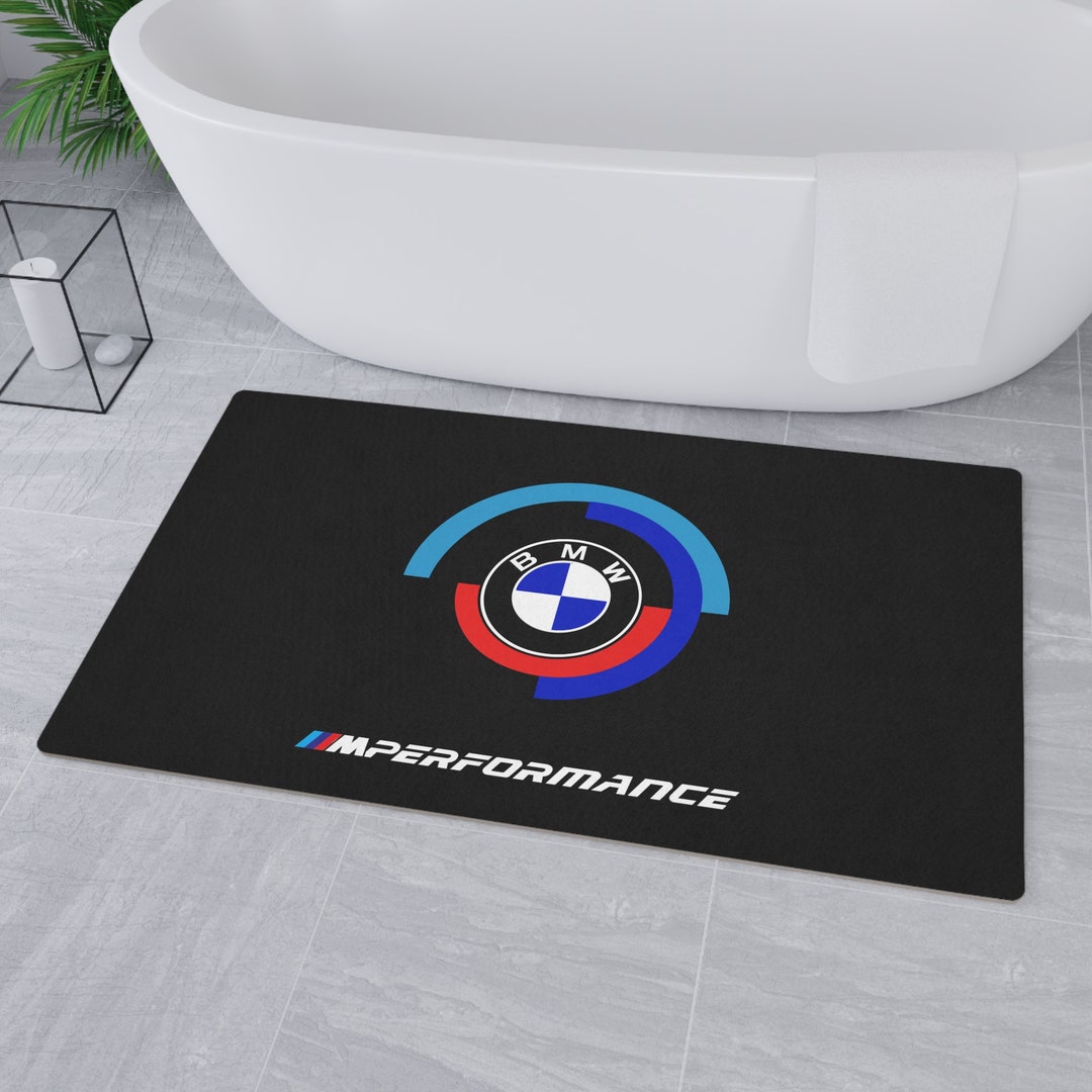 Bmw M Performance Logo Design Floor Mat Bmw Logo Floor Mat Etsy