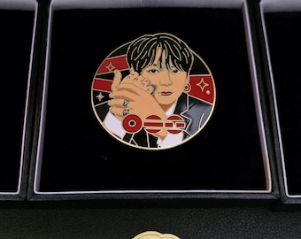 Arirang Merch Pin Badge Enamel Pin | Fan-Made Collector Pin  (Includes Leatherette Box)