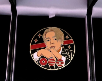 Arirang Merch Pin Badge Enamel Pin | Fan-Made Collector Pin  (Includes Leatherette Box)