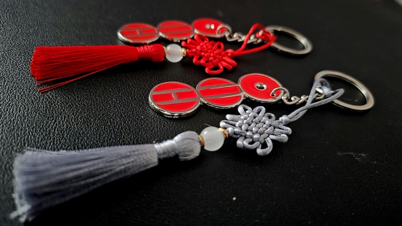 Arirang Inspired Soft Enamel Metal Keychain with free tassel – Concert Key Ring Charm Accessory image 7