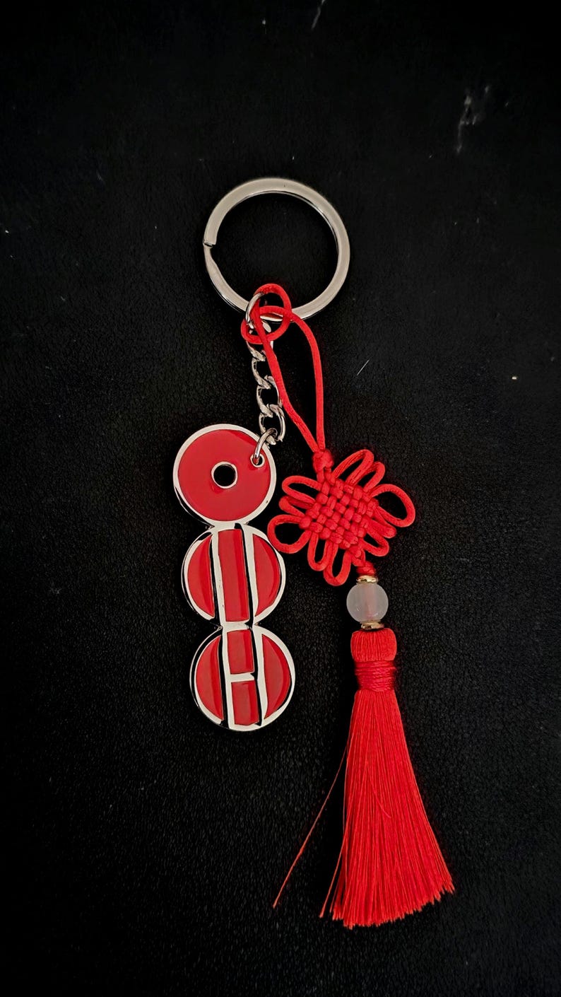 Arirang Inspired Soft Enamel Metal Keychain with free tassel – Concert Key Ring Charm Accessory image 9