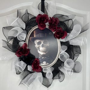 Couronne d&#39;Halloween squelette