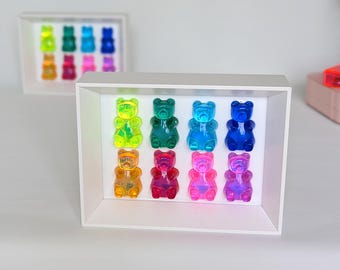 Gummy Bear Resin Art: Colorful Pop Art Wall Decor