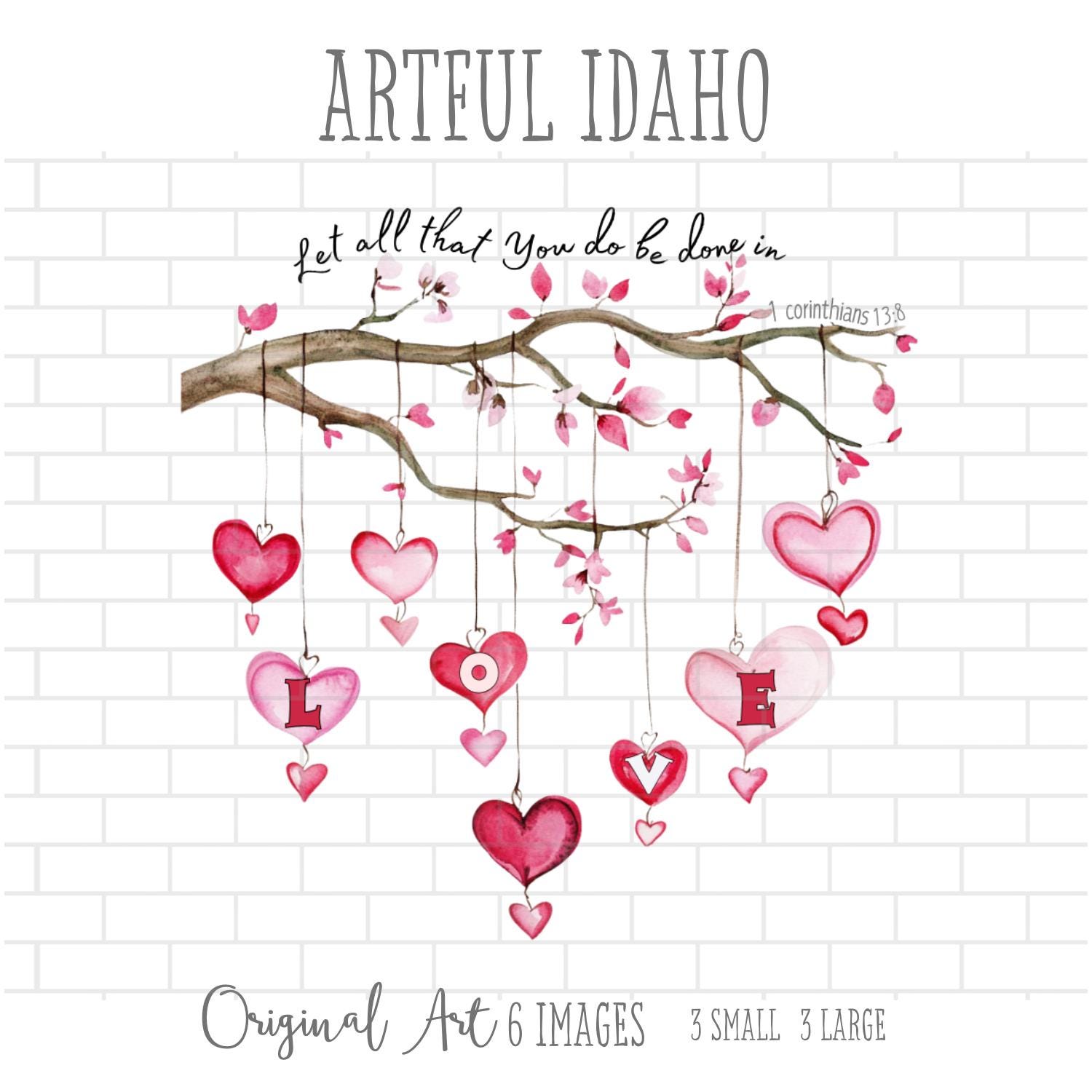 Christian Valentines Day Clip Art | Valentines Day Faith Png | Retro ...