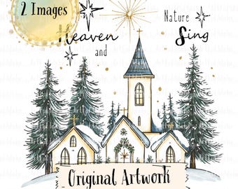 Christian Christmas Clip Art | Christmas png | Christian Christmas Sublimation Clip Art | Commercial use | Christmas TShirt png |