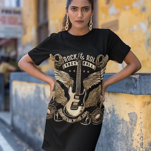 Band Tshirt Dress - Etsy