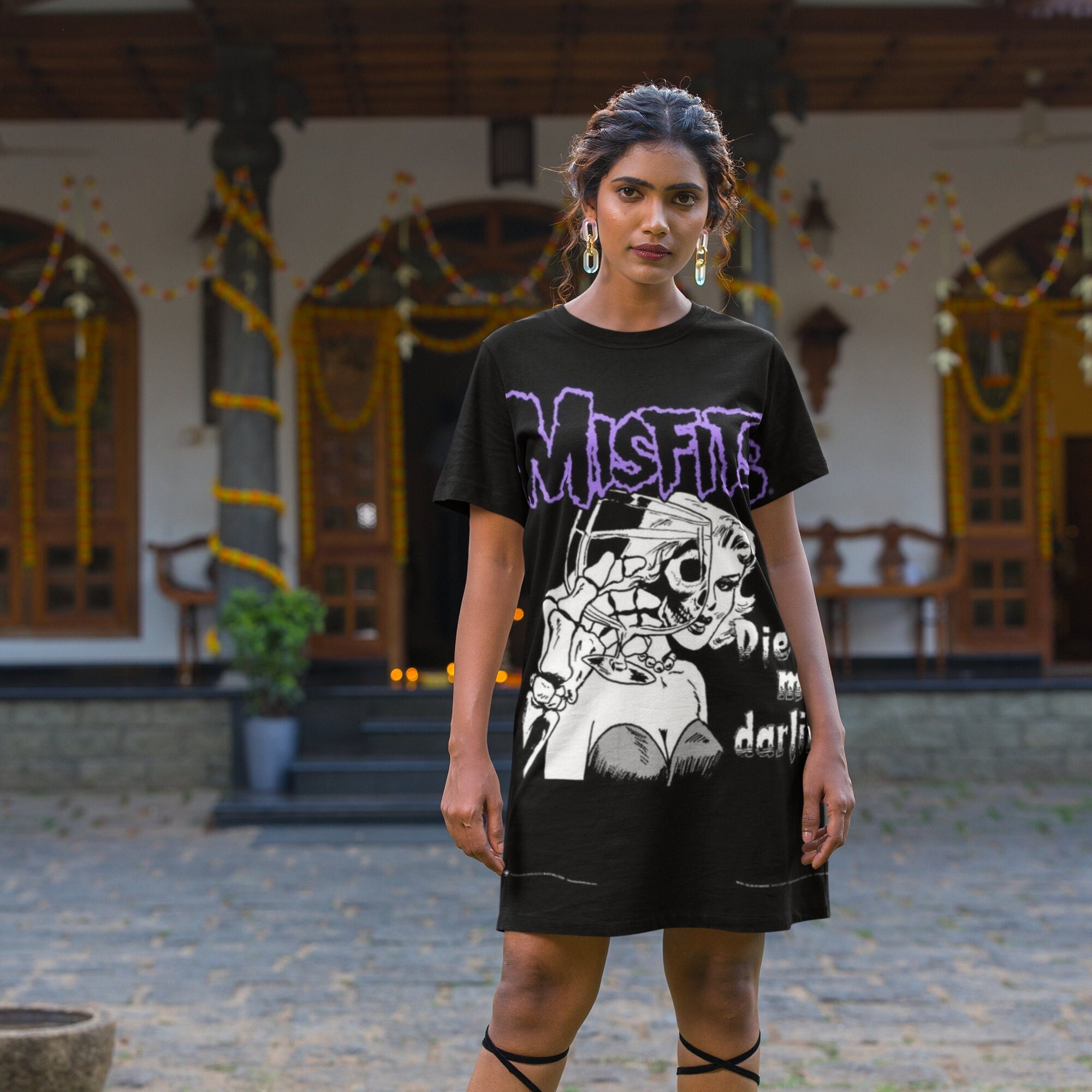 MISFITS | Misfits T-shirt Dress | 80s Dress | Gothic Dress | Trash