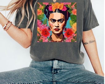 Camicia Frida Khalo | Maglietta Frida khalo|camicia della cultura messicana|frida kalo |regali frida khalo| T-shirt Empowerment|Camicia femminista| Maglietta del fan di Frida