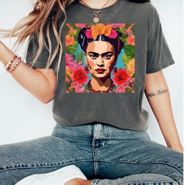 Frida Khalo shirt | Frida khalo t shirt|mexican culture shirt|frida kalo |frida khalo gifts| Empowerment Tee|Feminist shirt| Frida Fan Tee