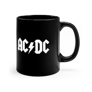 ACDC Mug | Acdc | Acdc Gift | Retro Mug |retro Rock Mug |ACDC Coffee ...