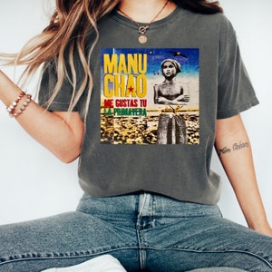Sales Manu Chao Clandestino Logo Mens Black Tshirt Ba New Jsa Top Etsy Canada