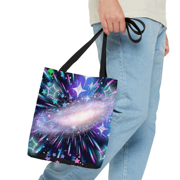 Universe Tote Bag|Space tote bag |Spiral Galaxy bag|festival Tote Bag|Stars Totebag|Big bang totebag|Astronomy totebag| sciece tote bag