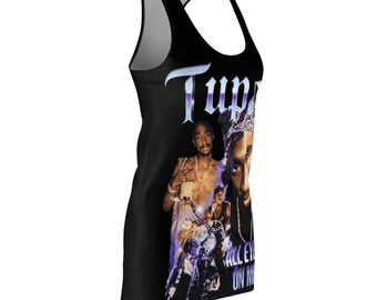 open lace back dress Tupac x Hip Hop Til Infinity T-Shirt