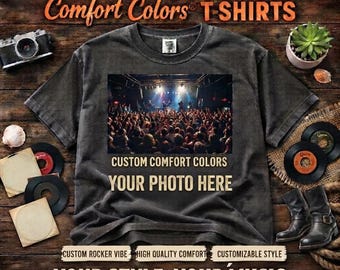 Custom Photo T-Shirt, Personalized Photo Tee, add your photo in the t shirt