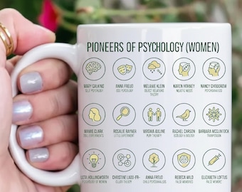 Pioneers of Psychology Mug,psychology Coffee Mug,Psychology pioneers mug, Sigmund Freud mug, Carl Jung mug, Pavlov Skinner mug