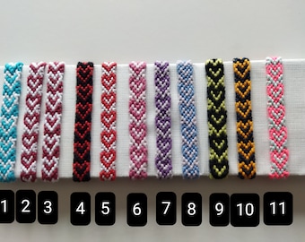 Brazilian bracelets hearts model