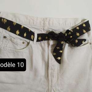Scarf belt, fabric belt