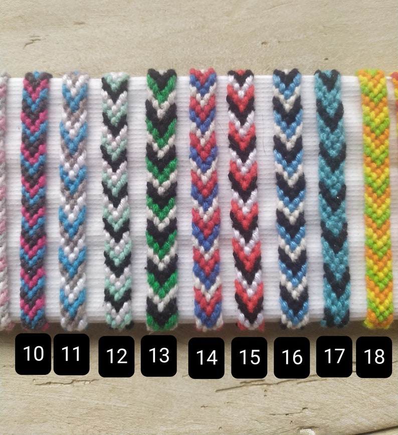 Bracelets brésiliens modèle chevron. image 3