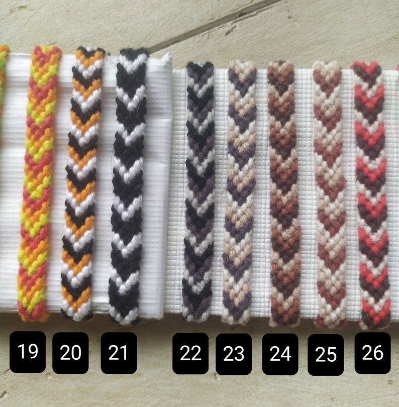 Bracelets brésiliens modèle chevron. image 4