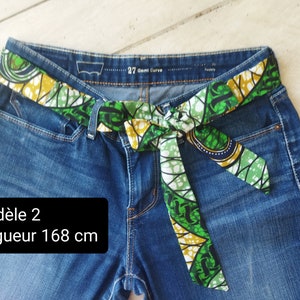 Scarf belt, fabric belt