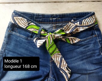 Ceinture foulard, ceinture en tissu