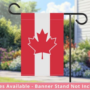 Canada Garden Flag, Canadian Pride Patriotic Banner For Yard, Maple Leaf Garden Decor, Canada Day House Flag, Gift for Proud Canadians