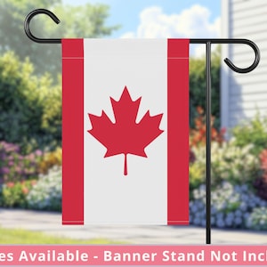 Canada Garden Flag, Canadian Pride Patriotic Banner For Yard, Maple Leaf Garden Decor, Canada Day House Flag, Gift for Proud Canadians