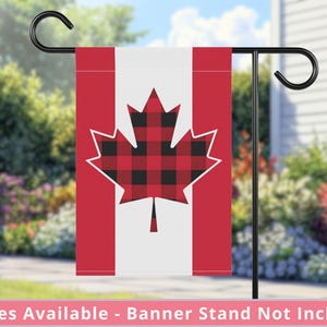Canada Garden Flag, Canadian Pride Patriotic Banner For Yard, Maple Leaf Garden Decor, Canada Day House Flag, Gift for Proud Canadians