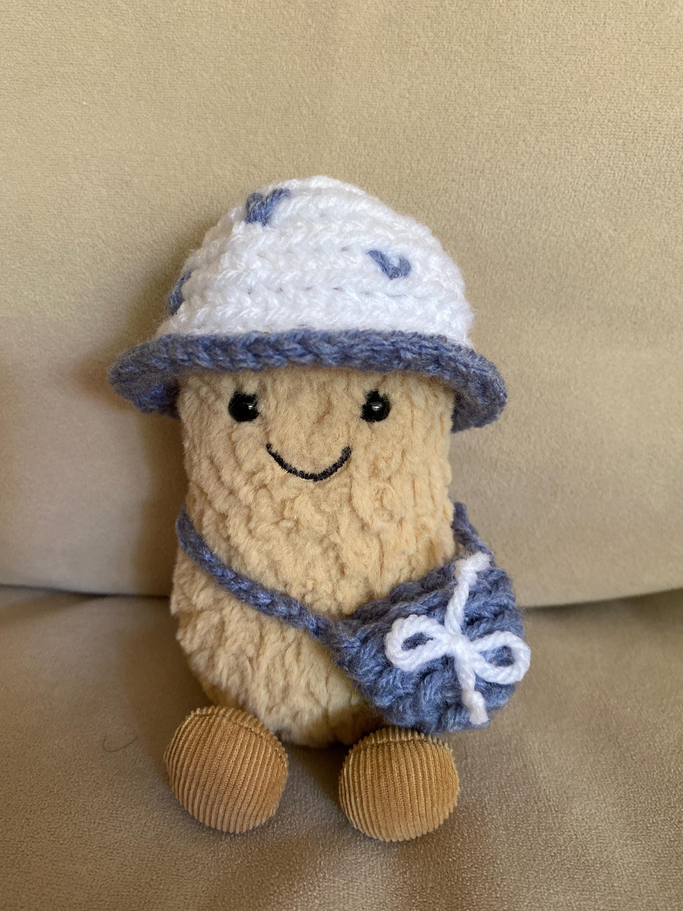 Handmade Accessories for Jellycat Peanut: Hat and Bag - Etsy