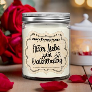 Feliz Día de San Valentín - Vela personalizada del Día de San Valentín Regalo del Día de San Valentín para su regalo para el Día de San Valentín Regalos para la esposa