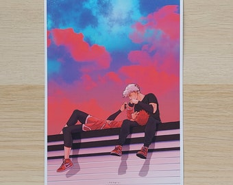 Andrew and Neil Rooftop Date | AFTG | Art Print