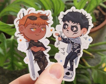 Gideon & Harrow | The Locked Tomb | Matte Vinyl Sticker