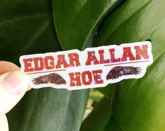 Edgar Allan Poe | Holographic Vinyl Sticker