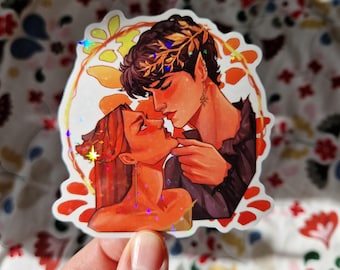 Jude & Cardan Side | The Cruel Prince | Holographic Vinyl Sticker