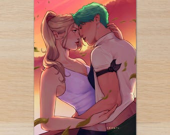 Zoro & Sanji | One Piece | Kunstdruck