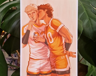 Andrew and Neil Rooftop Date | AFTG | Art Print