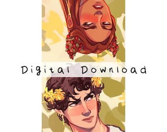 Jude & Cardan Bookmark | The Cruel Prince | Digital Download